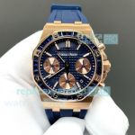 Swiss Copy Audemars Piguet Royal Oak Offshore 37 Blue Diamond Ladies Chronograph Watch 
